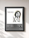 #noir Tableau de l'album Speak for Yourself de Imogen Heap, cadre noir, imprimé et encadré en France