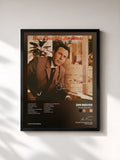 #noir Tableau de l'album Yours Sincerely de Jim Reeves, cadre noir, imprimé et encadré en France