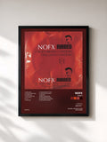 #noir Tableau de l'album Ribbed de NOFX, cadre noir, imprimé et encadré en France