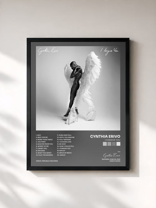 Cynthia Erivo · I Forgive You — Affiche encadrée