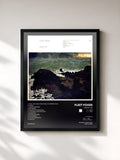 #noir Tableau de l'album Crack-Up de Fleet Foxes, cadre noir, imprimé et encadré en France