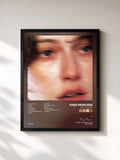 #noir Tableau de l'album Girl Violence de King Princess, cadre noir, imprimé et encadré en France