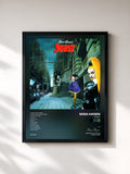 #noir Tableau de l'album Street de Nina Hagen, cadre noir, imprimé et encadré en France