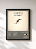 #noir Tableau de l'album Young Chasers (Deluxe) de Circa Waves, cadre noir, imprimé et encadré en France