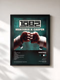 #noir Tableau de l'album 1982 de Marteria, cadre noir, imprimé et encadré en France