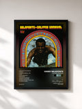 #noir Tableau de l'album Calypso Carnival de Harry Belafonte, cadre noir, imprimé et encadré en France