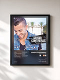 #noir Tableau de l'album #AmorAdicción de Sergio Contreras, cadre noir, imprimé et encadré en France