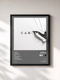 #noir Tableau de l'album Hacia Adentro de Camila, cadre noir, imprimé et encadré en France