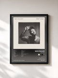 #noir Tableau de l'album First Mind (10th Anniversary) de Nick Mulvey, cadre noir, imprimé et encadré en France