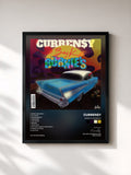 #noir Tableau de l'album Back at Burnie's de Curren$y, cadre noir, imprimé et encadré en France