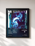 #noir Tableau de l'album Headtrip de Slapshock, cadre noir, imprimé et encadré en France