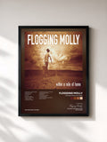 #noir Tableau de l'album Within a Mile of Home de Flogging Molly, cadre noir, imprimé et encadré en France
