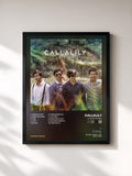 #noir Tableau de l'album Flower Power de Callalily, cadre noir, imprimé et encadré en France