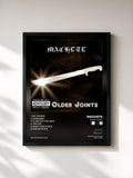 #noir Tableau de l'album Older Joints de Machete, cadre noir, imprimé et encadré en France
