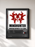 #noir Tableau de l'album Mindhunter (Soundtrack Inspired by the TV Show) de Fandom, cadre noir, imprimé et encadré en France