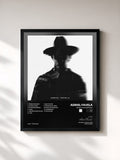 #noir Tableau de l'album Rosa Con Espinas de Adriel Favela, cadre noir, imprimé et encadré en France