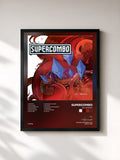 #noir Tableau de l'album Sal Grosso de Supercombo, cadre noir, imprimé et encadré en France