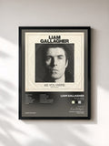 #noir Tableau de l'album As You Were (Deluxe Edition) de Liam Gallagher, cadre noir, imprimé et encadré en France