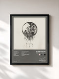 #noir Tableau de l'album Take Me Back To Eden de Sleep Token, cadre noir, imprimé et encadré en France