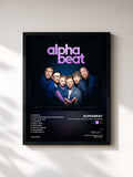 #noir Tableau de l'album Don't Know What's Cool Anymore de Alphabeat, cadre noir, imprimé et encadré en France