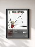 #noir Tableau de l'album Big Swing Face de Bruce Hornsby, cadre noir, imprimé et encadré en France