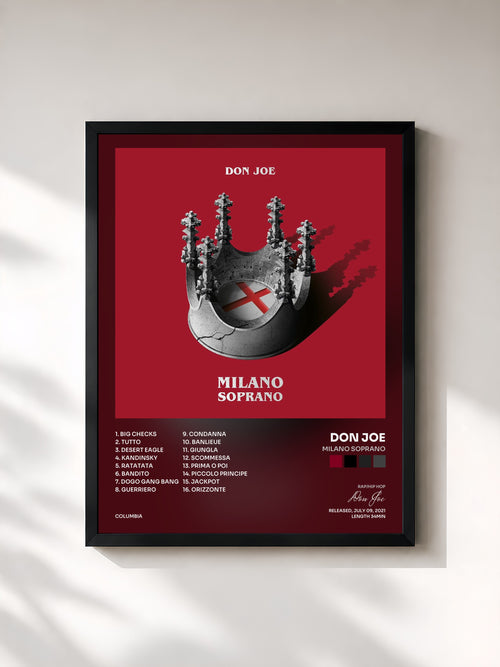 Don Joe · MILANO SOPRANO — Affiche encadrée