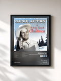 #noir Tableau de l'album Gene Autry: A Melody Ranch Christmas de Gene Autry, cadre noir, imprimé et encadré en France