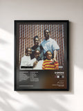 #noir Tableau de l'album Black Habits de D Smoke, cadre noir, imprimé et encadré en France