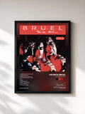 #noir Tableau de l'album Si ce soir, Vol. 2 de Patrick Bruel, cadre noir, imprimé et encadré en France