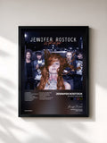 #noir Tableau de l'album Mit Haut und Haar de Jennifer Rostock, cadre noir, imprimé et encadré en France
