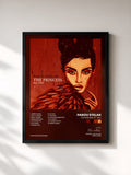 #noir Tableau de l'album The Princess, Pt. Two de Parov Stelar, cadre noir, imprimé et encadré en France
