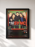 #noir Tableau de l'album Home For Christmas de *NSYNC, cadre noir, imprimé et encadré en France