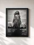 #noir Tableau de l'album WILLPOWER de Joy Denalane, cadre noir, imprimé et encadré en France