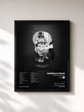 #noir Tableau de l'album Dear Happy Deluxe de Gabrielle Aplin, cadre noir, imprimé et encadré en France