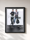 #noir Tableau de l'album Sou Eu de Hugo & Tiago, cadre noir, imprimé et encadré en France