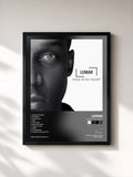 #noir Tableau de l'album Page In My Heart de Lemar, cadre noir, imprimé et encadré en France