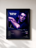 #noir Tableau de l'album Otra Historia De Amor de Yahir, cadre noir, imprimé et encadré en France