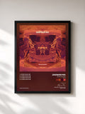 #noir Tableau de l'album Come Save Me (Remixes) de Jagwar Ma, cadre noir, imprimé et encadré en France