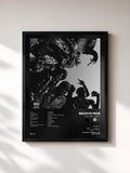 #noir Tableau de l'album Calzone Tapes 3 de Recayd Mob, cadre noir, imprimé et encadré en France