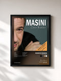#noir Tableau de l'album Caro Babbo de Marco Masini, cadre noir, imprimé et encadré en France