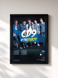 #noir Tableau de l'album The Party (Remix) de CD9, cadre noir, imprimé et encadré en France