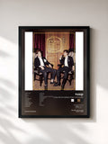 #noir Tableau de l'album TVXQ! The 4th World Tour "Catch Me" de TVXQ!, cadre noir, imprimé et encadré en France