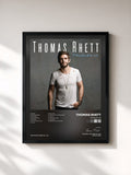 #noir Tableau de l'album Tangled Up de Thomas Rhett, cadre noir, imprimé et encadré en France