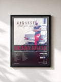#noir Tableau de l'album Tant qu'on respire (Edition deluxe) de Makassy, cadre noir, imprimé et encadré en France