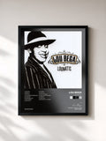 #noir Tableau de l'album Lounatic de Lou Bega, cadre noir, imprimé et encadré en France