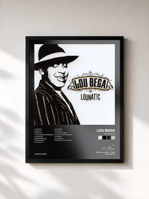Lou Bega · Lounatic — Affiche encadrée