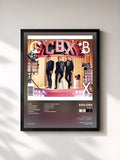 #noir Tableau de l'album MAGIC de EXO-CBX, cadre noir, imprimé et encadré en France