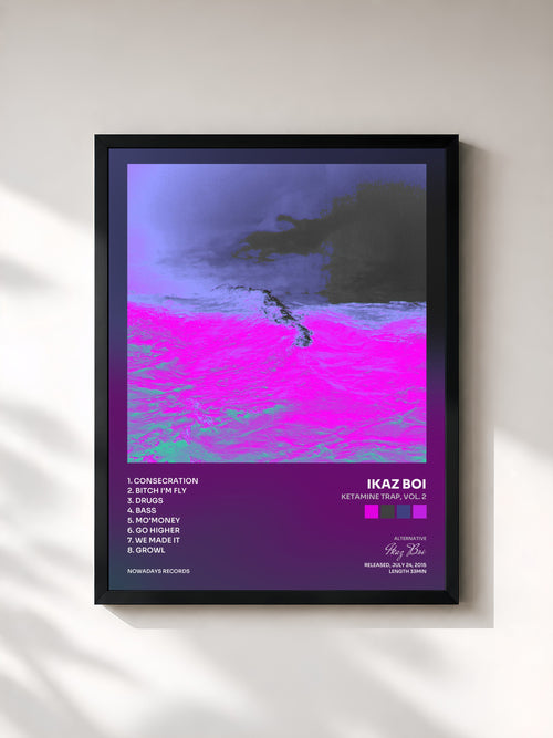 Ikaz Boi · Ketamine Trap, Vol. 2 — Affiche encadrée