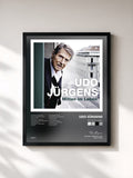 #noir Tableau de l'album Mitten im Leben de Udo Jürgens, cadre noir, imprimé et encadré en France