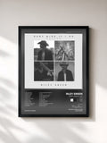 #noir Tableau de l'album Don't Mind If I Do (Deluxe) de Riley Green, cadre noir, imprimé et encadré en France